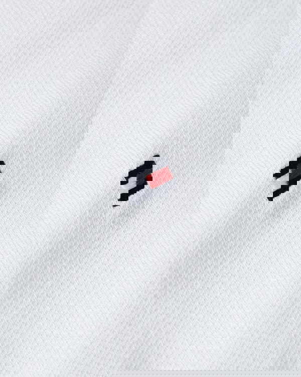 Tommy Hilfiger Tipped Mens Slim Fit Polo - White