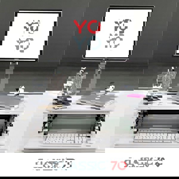 Yo-Yo DESK 70 Single Monitor Standing Desk Converter