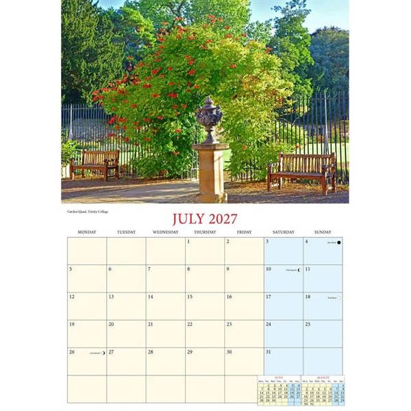 Romance Of Oxford A4 Calendar 2027, Wall Calendars, Month To View, Travel, Gift