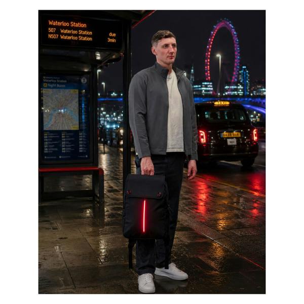 Crossgear HALO LED Light Laptop Backpack - 40cm Ryanair & Wizz Air Approved