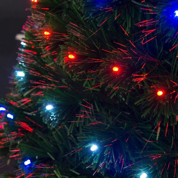 2ft Multicolour Fibre Optic Christmas Tree with 8 Light Modes and PVC Tips image 4