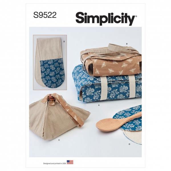 Simplicity Sewing Pattern 9522, Accessories OS (One Size Only) - Easy