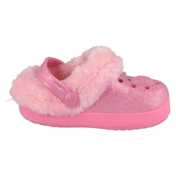 Pineapple Girls Pineapple Clogs With Faux Fur Lining H2694
