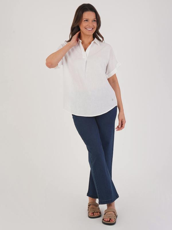VIZ-A-VIZ Notch Neck Shirt