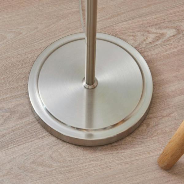 Marston Satin Nickel Floor Lamp