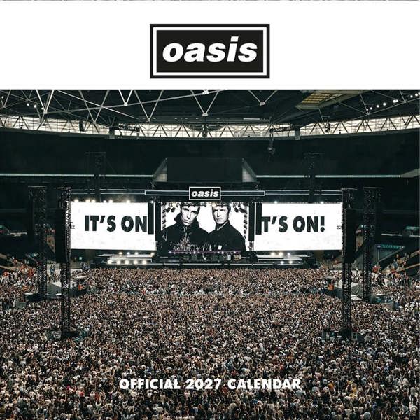 Oasis Calendar 2027, Wall Calendars, Month To View, Entertainment, Gift