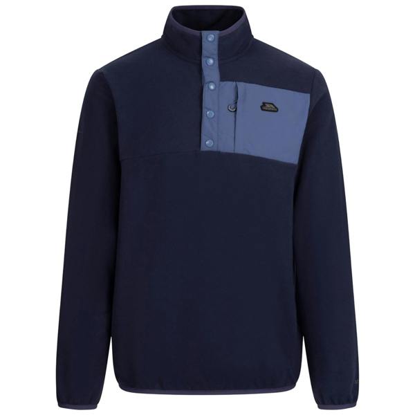 Trespass Mens Hosta Anti-Pilling Fleece Top - Navy - 