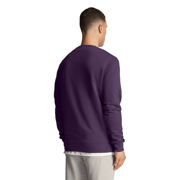 Lyle & Scott Mens Crew Neck Long-Sleeved Sweatshirt - Thistle Shadow