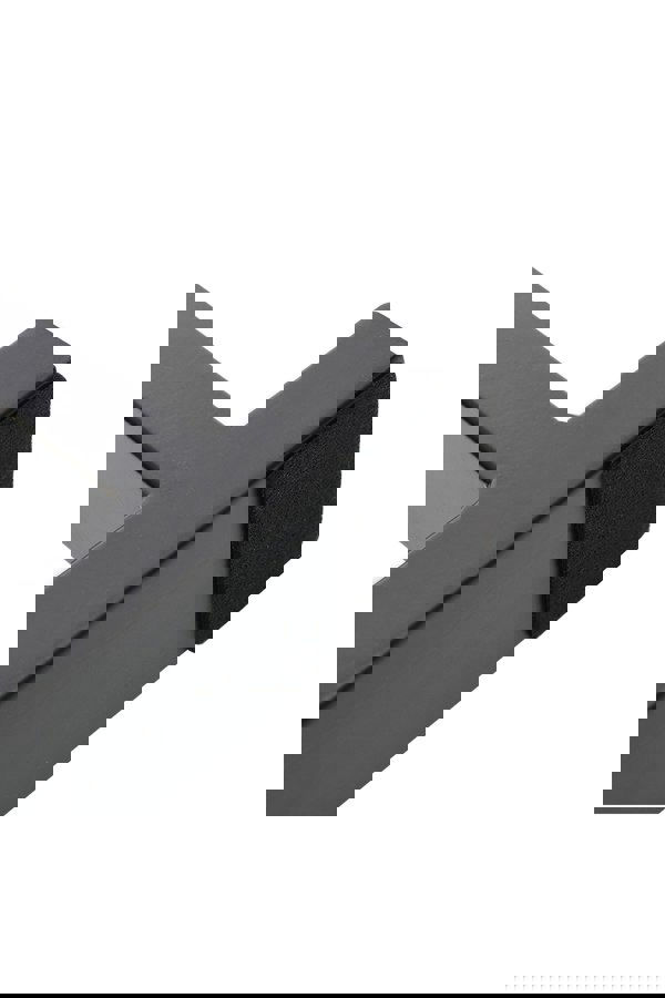 Living and Home 40cm/15.75 inch Set of 2 Black Iron Table Legs Furniture Replacement Legs for Coffee Table, Bench