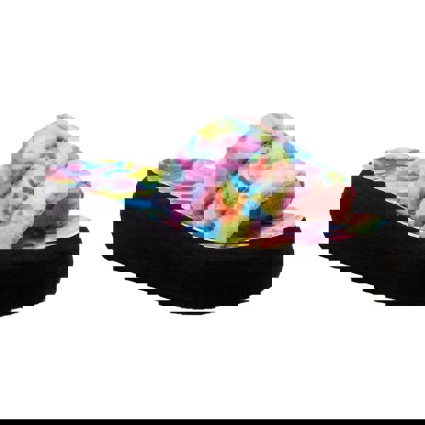 Rocket Dog Womens/Ladies Splash Rainbow Tie Dye Flatform Sliders - Pink - 