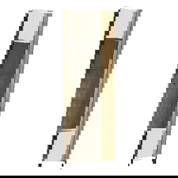 Furniture To Go Grafton Glass Door Display Cabinet in Cream and Oak