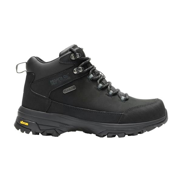 Regatta Womens/Ladies Burrell II Leather Walking Boots - Black - 