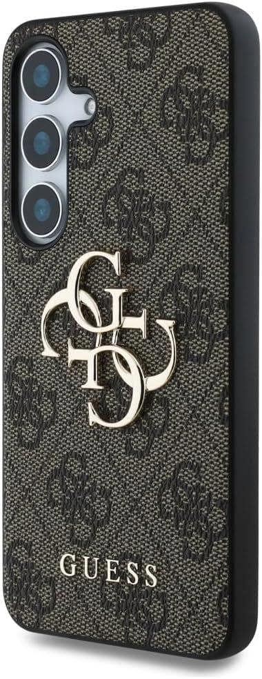 Guess 4G Classic Big Logo Case for Samsung Galaxy S25 6.2" Brown - GUHCS25S4GMGBR