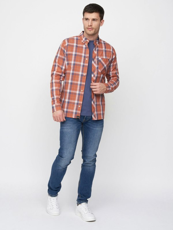 Duck and Cover Lennmore Shirt - Red Check