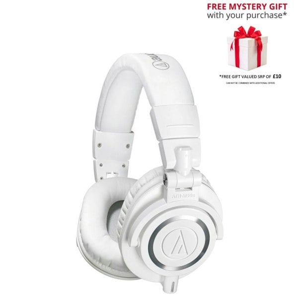Audio Technica Audio-Technica ATH-M50X Professional Monitor Headphones - Free Gift RRP £10!