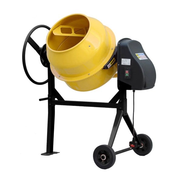 140L Electric Portable Cement Concrete Mixer with Wheels Living and Home
