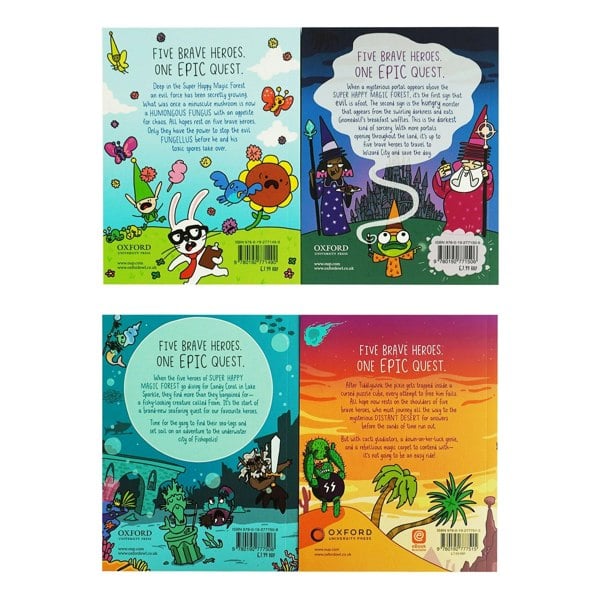 Super Happy Magic Forest Series by Matty Long 4 Books Collection Set