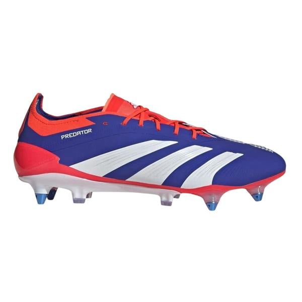 Adidas Unisex Adult Predator Soft Ground Football Boots - Blue/White/Red - 