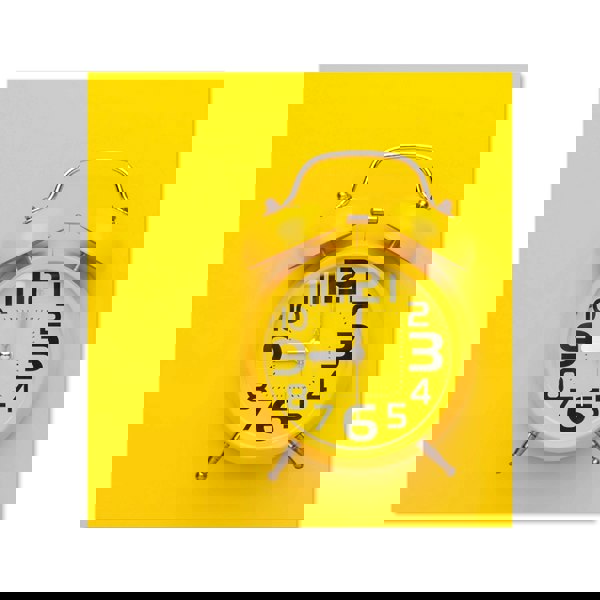 Warren Reed - Designer Yellow Alarm Clock Kitchen Splashback