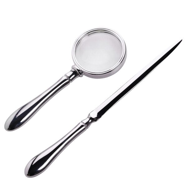 Harvey Makin Letter Opener And Magnifying Glass Gift Set