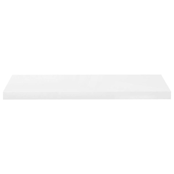 Berkfield Floating Wall Shelves 4 pcs High Gloss White 80x23.5x3.8 cm MDF