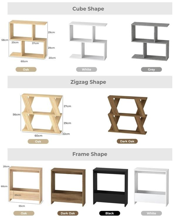 Levede Wood Side Table Narrow Sofa End Table for Living Room Storage Furniture