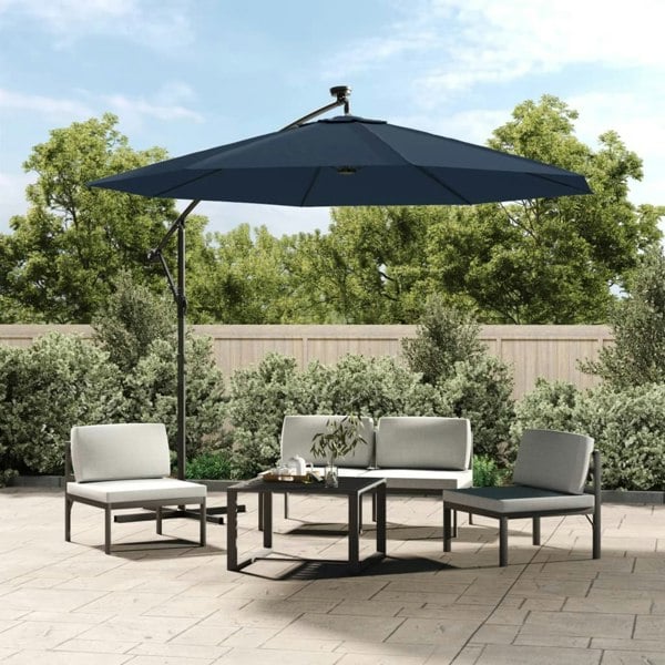 Berkfield Replacement Fabric for Cantilever Umbrella Blue 300 cm