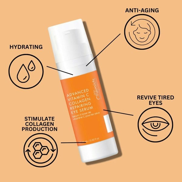 skinChemists Advanced Vitamin C Collagen Repairing Eye Serum 15ml