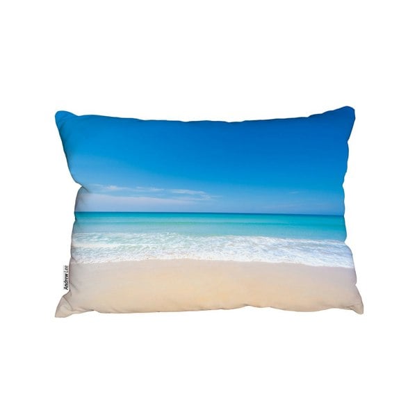 Benjamin Tate Design Nature Landscape View Of Beautiful Tropical Beach And Sea In Sunny Day (Outdoor Cushion)