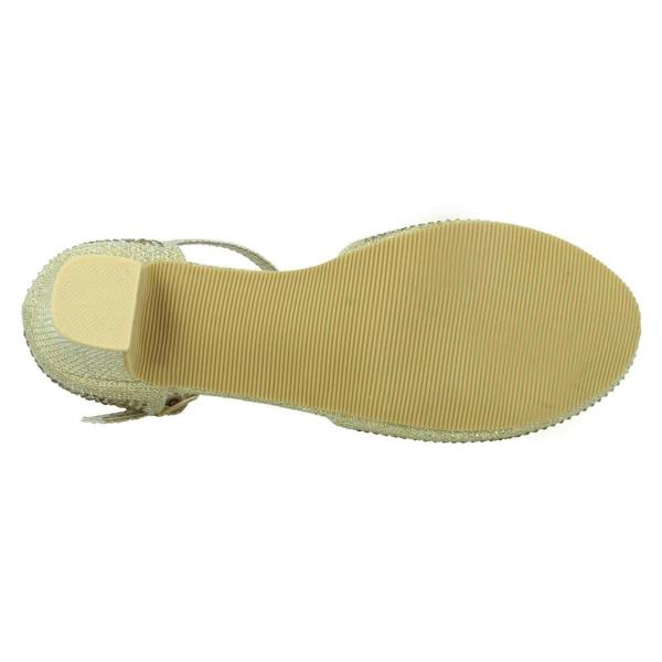 Spot On Girls Spot On Buckle Ankle Strap Glitter Shoes H3084