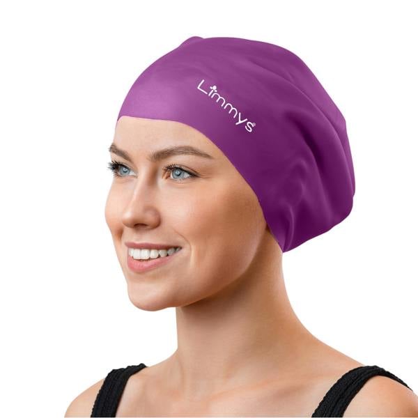 Limmys Premium Long Hair Swim Caps for Women