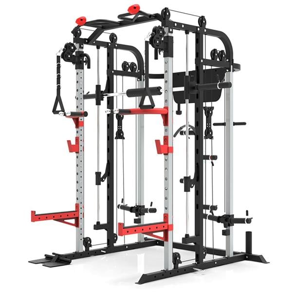 Marcy SM4500 Smith Cage Machine Linear Bearings Dual Pulley System