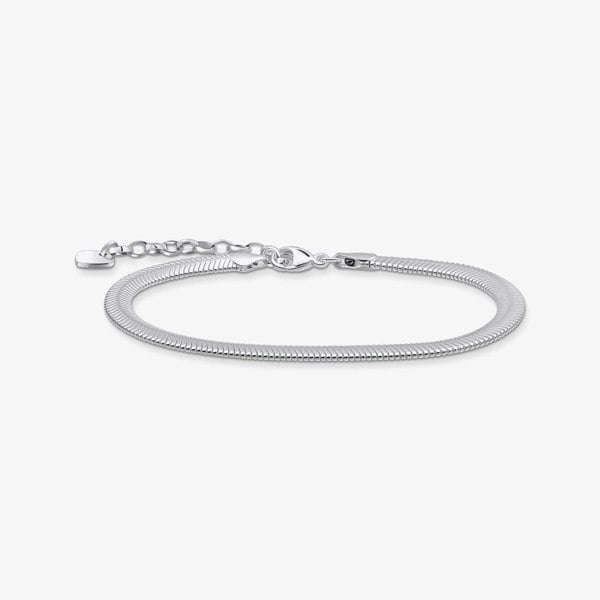 THOMAS SABO Sterling Silver Snake Chain Bracelet A2169-001-21-L19V