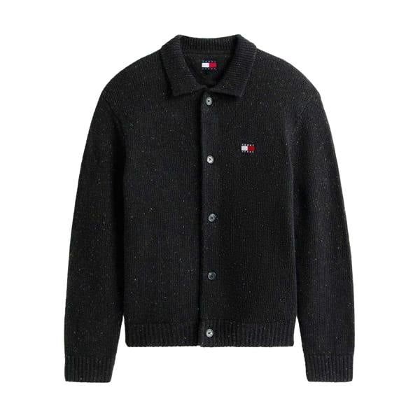 Tommy Jeans Mens Cardigan - Antique White Marl - 