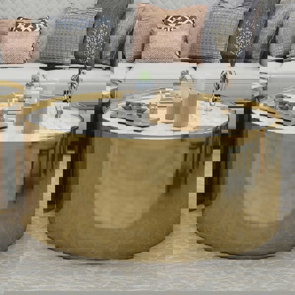 Luxury Coffee Table Set, Sintered Stone-Weilai Concept-Weilai Concept