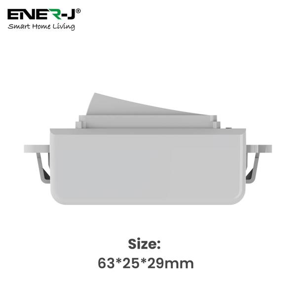 ENER-J Wireless Grid Switch Compatible with Gridpro plate, Polar White (Eco Series)