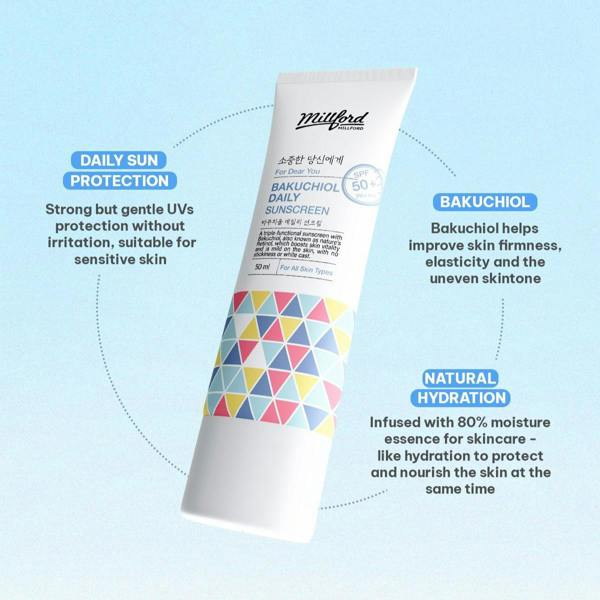 MILLFORD Bakuchiol Daily Sunscreen 50ml