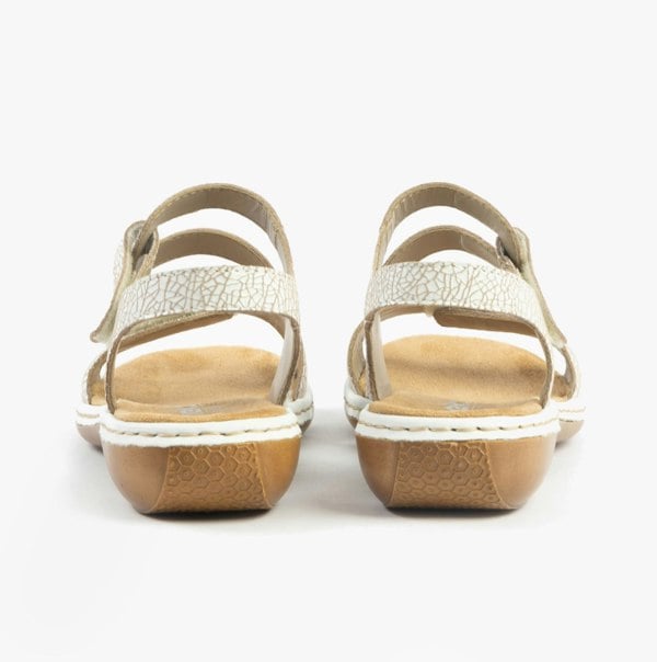 Rieker 659C7-81 Womens Sandals - White