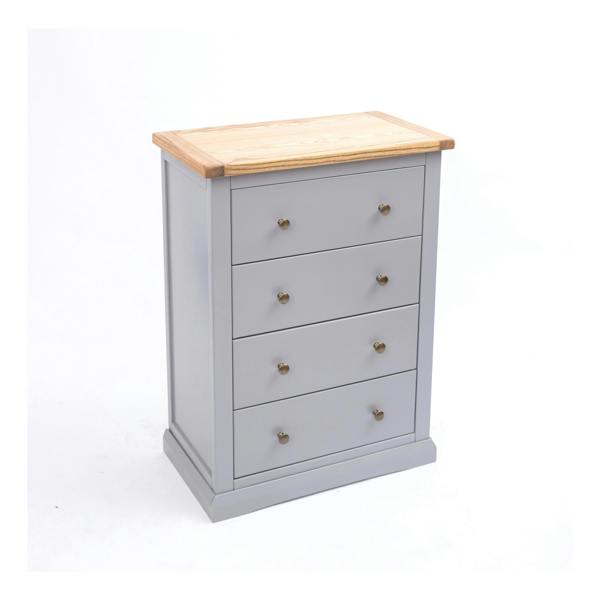 Cabinet Bits Rocca 4 Drawer Chest of Drawers Brass Knob