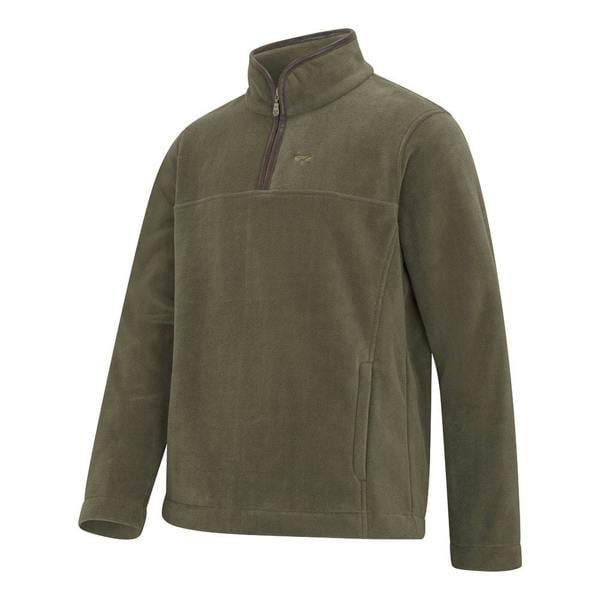 Hoggs of Fife Stenton 1/4 Zip Fleece Lovat
