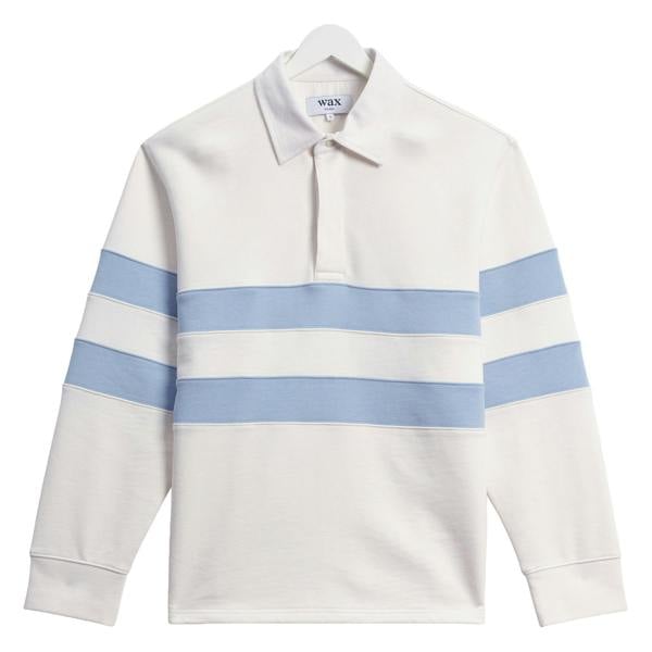 Wax London Rowhill Stripe Rugby Shirt