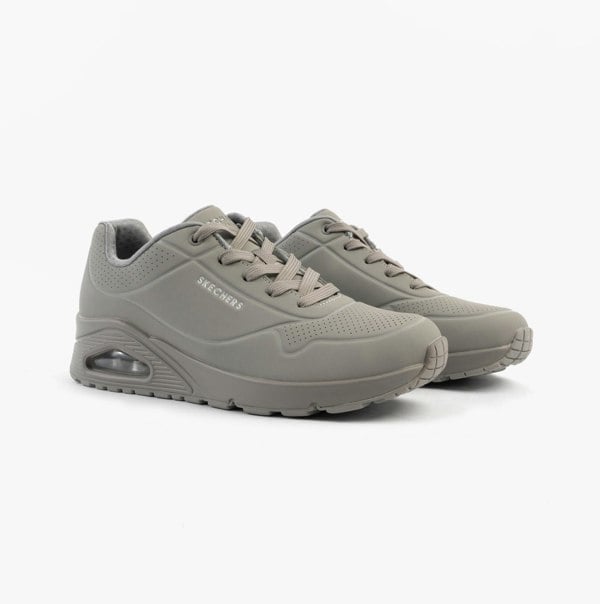 Skechers UNO - STAND ON AIR Womens Trainers Grey/Light Blue