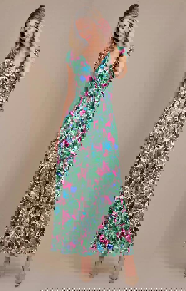 Alie Street London Sophia Maxi Dress Petite - Paradise Green