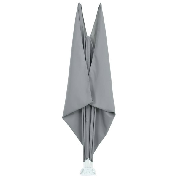Berkfield Collapsible Terrace Side Awning Grey 300x200 cm