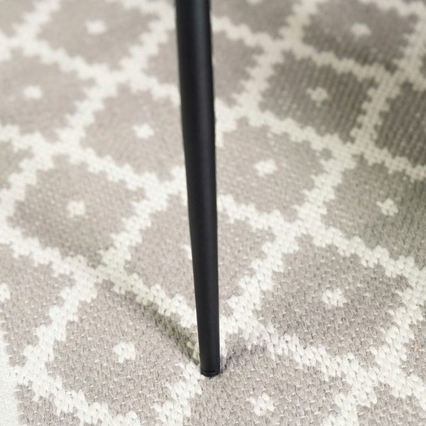 IH Design Corona PU Leather Steel Legs Dining Chairs (Set of 4)