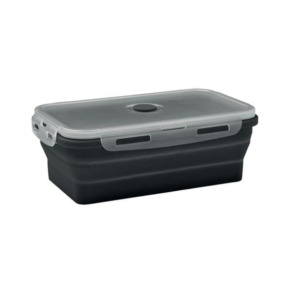 MidOcean Kolapso Silicone Collapsible Lunch Box - Black - 
