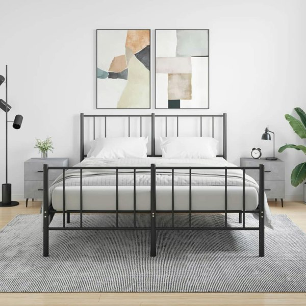 Berkfield Bedside Cabinets 2 pcs Concrete Grey 40x35x47.5 cm Engineered Wood