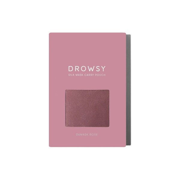 Drowsy Sleep Co Damask Rose Silk Carry Pouch