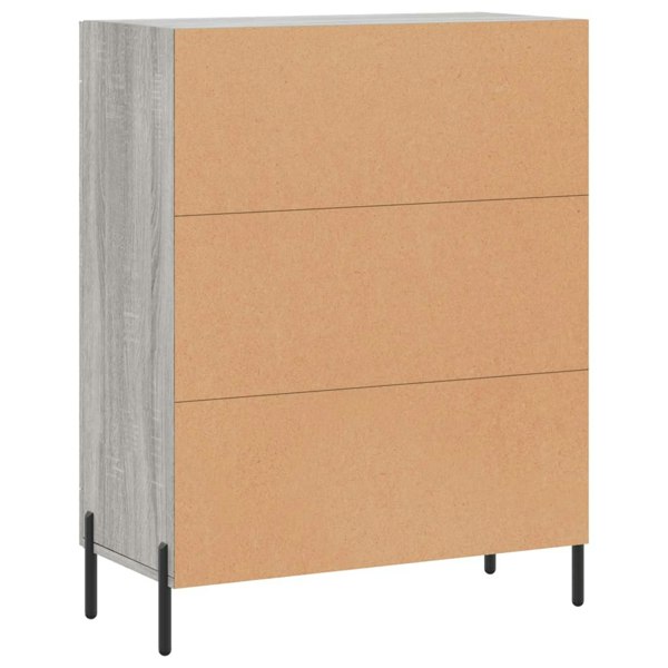 Berkfield Sideboard Grey Sonoma 69.5x34x90 cm Engineered Wood