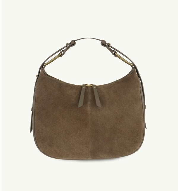 Apatchy London The Charlie Mushroom Suede Bag